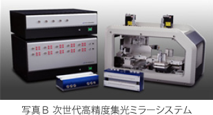 写真B 次世代高精度集光ミラーシステム